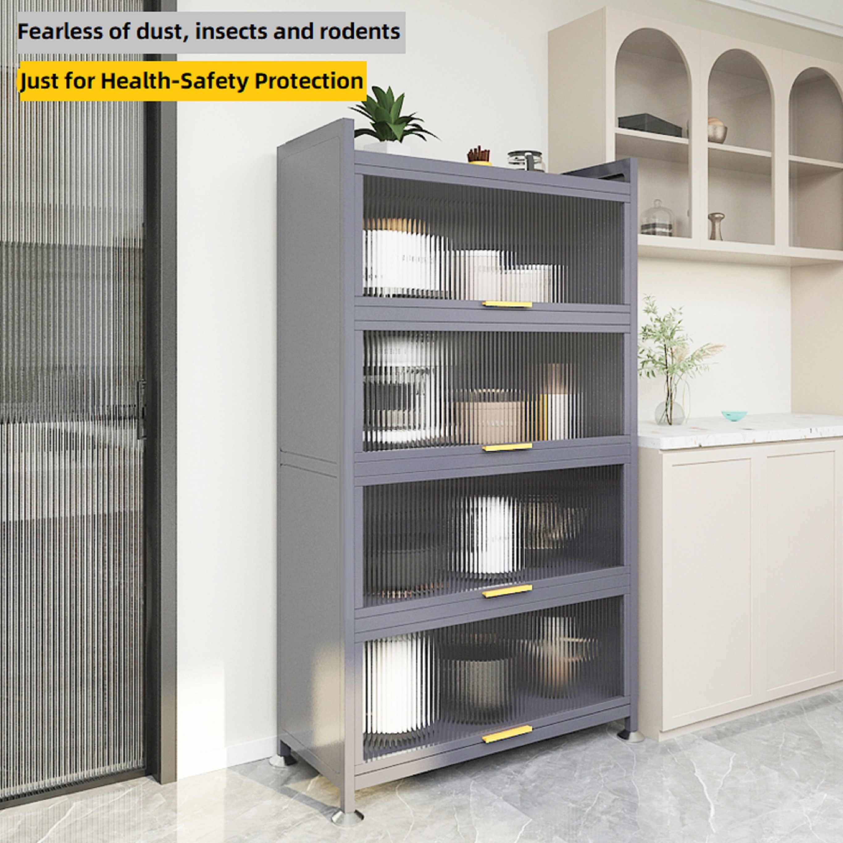 Multifunctional Modular garage storage shelves Dust-Proof Storage Cabinet Rack Shelf