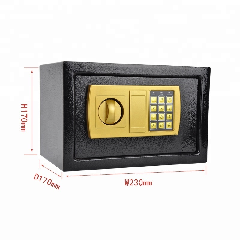 Mini Safe Steel Box US mailbox Safe Box Money Digital Lock Metal Cash Safe For Home Hotel Office