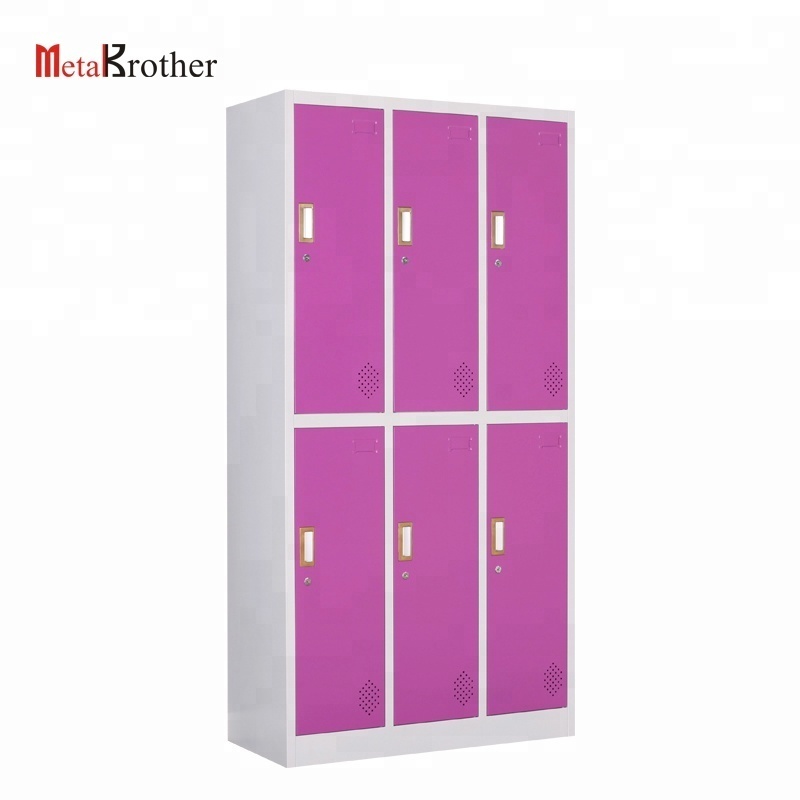 Factory Direct Supply 9 Door Colorful School Locker Gym Locker Beach Locker