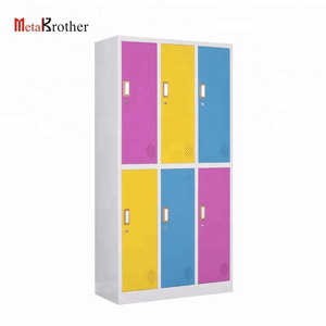 Factory Direct Supply 9 Door Colorful School Locker Gym Locker Beach Locker