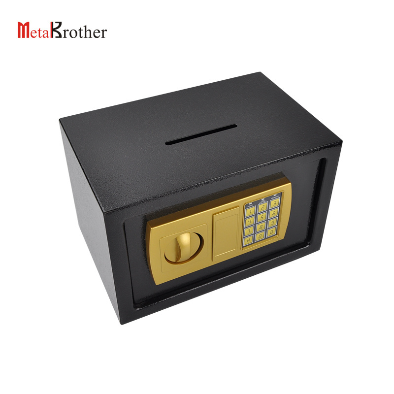 Mini Safe Steel Box US mailbox Safe Box Money Digital Lock Metal Cash Safe For Home Hotel Office