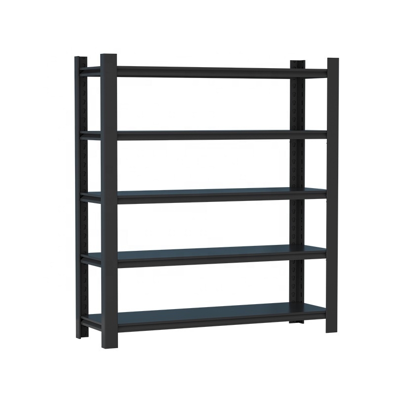 Customized steel storage racks on sale bathroom bedroom garage kitchen storage rack 5 Layers of Black/white steel racks