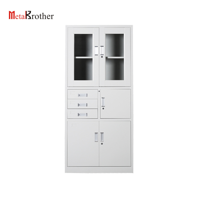 File Cabinet Vertical Steel Display Filing Cabinet Office Home Furniture Fireproof Drawer Filing Cabinets