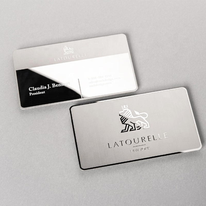 Professional Custom High End Cheap Metal Business Cards For Laser Engraving