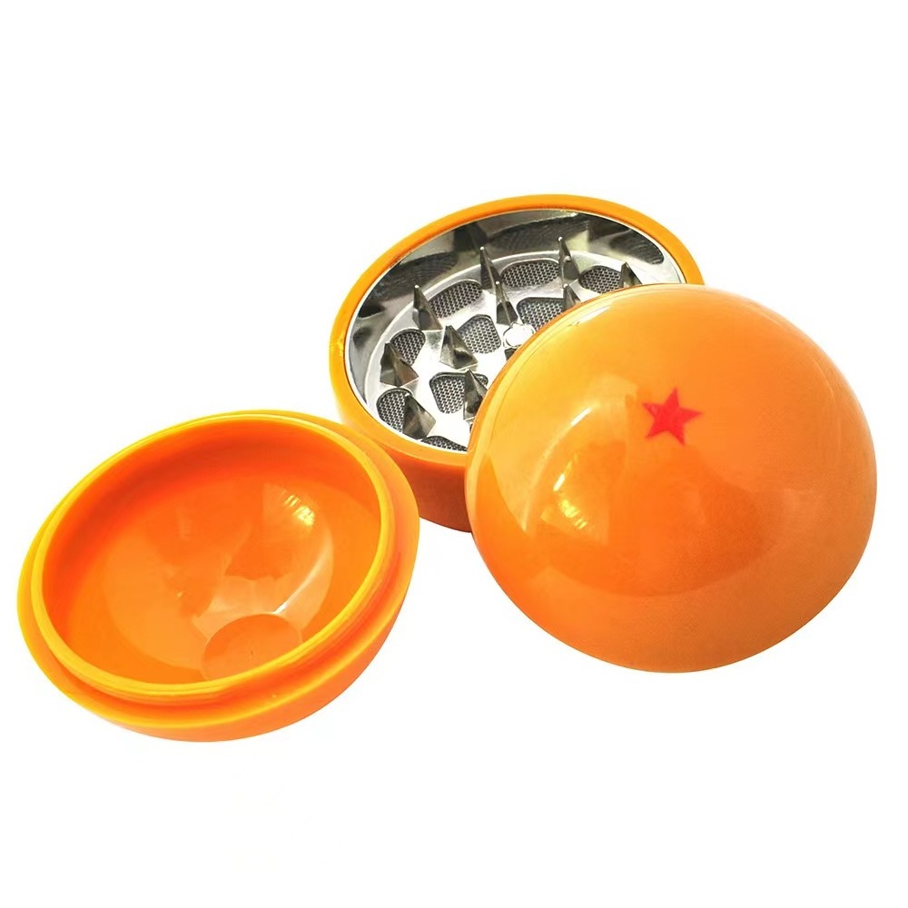 High quality Wholesale Zinc Alloy Metal Tobacco Crusher Pokemon Pokeball Herb Spice Grinder