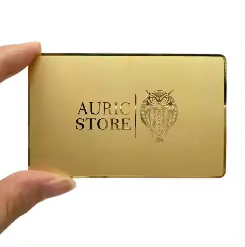 Professional Custom High End Cheap Metal Business Cards For Laser Engraving