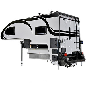 2024 Lightweight Professional Overland Travel Trailer Aluminum and Fiberglass Truck Camper for Outdoor Camping