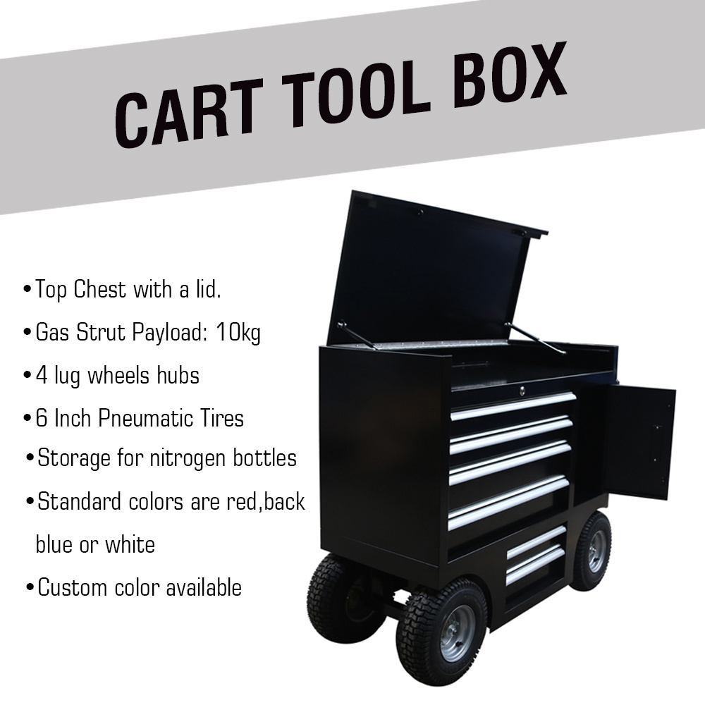 Tool chest trolley cabinet racing pit cart tool box