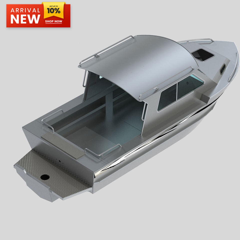 21ft NEW Style Welded Aluminum Hard Top  Fishing Working Patrol Boat With Cabins