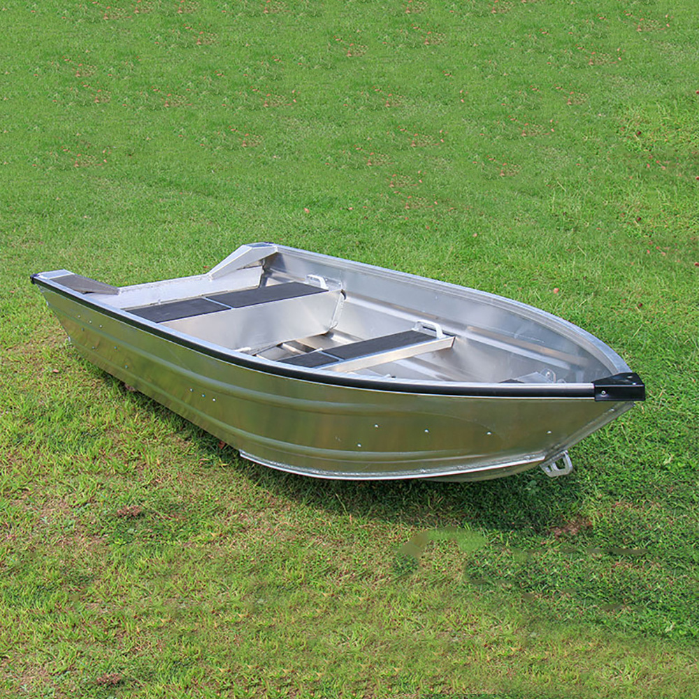 2022  Ecocampor factory supply all welded aluminum boat fishing sea work rowing boat for sale