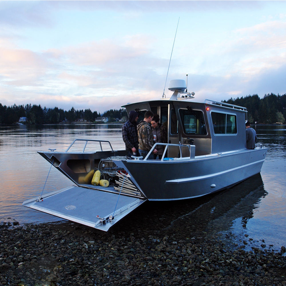 Ecocampor  2022 24 ft custom landing craft aluminum fishing  cargo boat yacht for sale