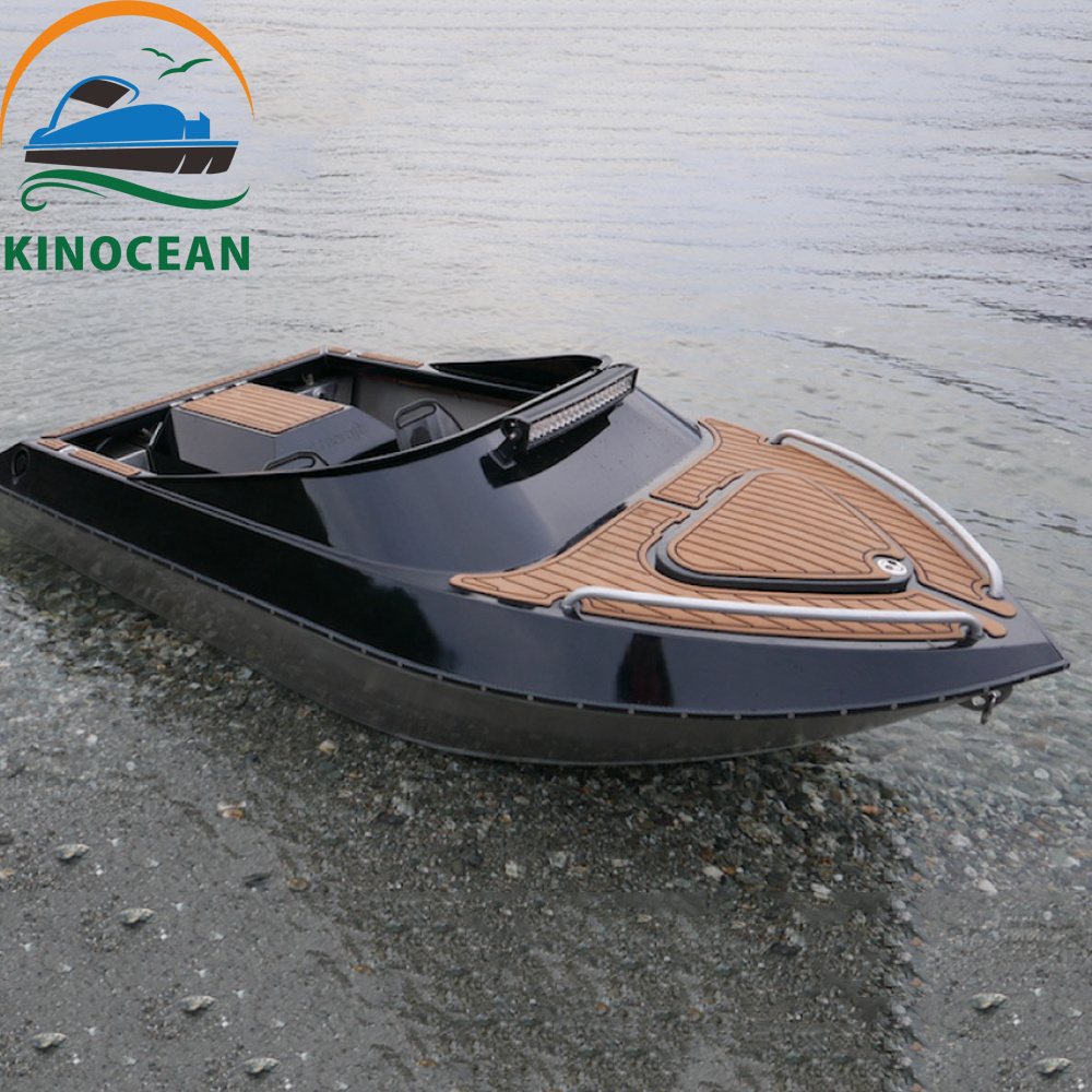 2023 Kinocean Sea Sailing Aluminum Jet Racing Ski Boat Dual Console for Whole Sale