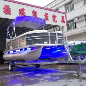 Best-Selling Luxury Anti-Mildew Yacht Pontoon Boat for Sofa Sporting Sightseeing Cruiser Rowing Boats