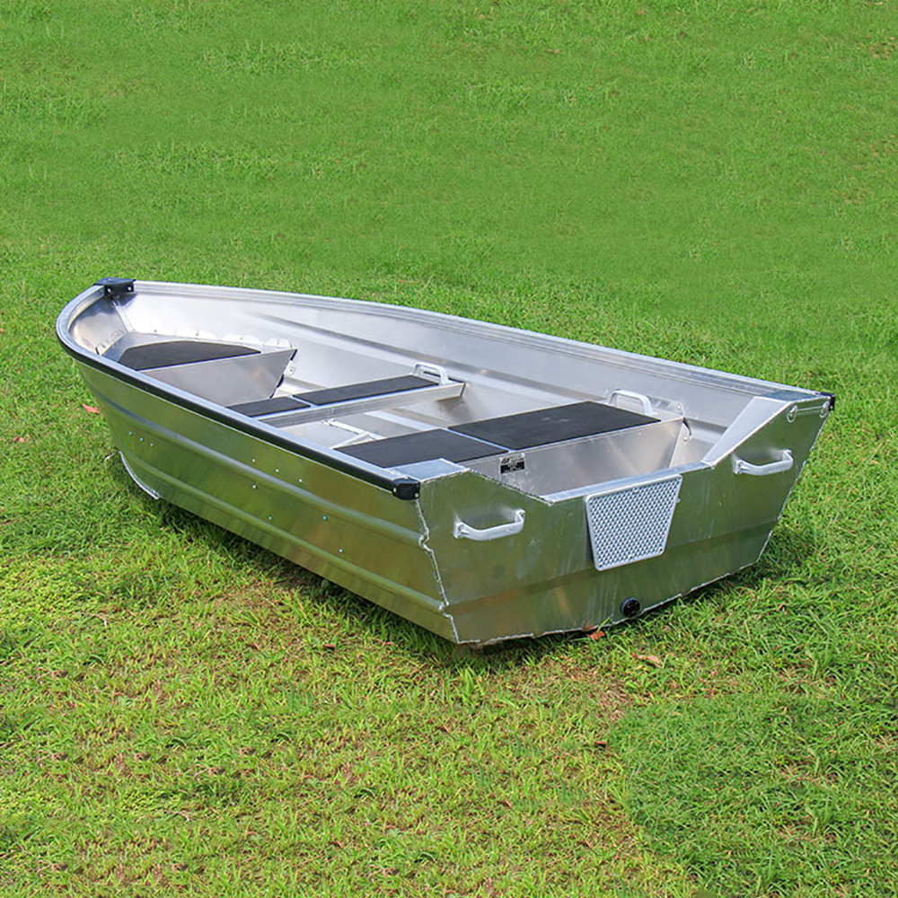 2022  Ecocampor factory supply all welded aluminum boat fishing sea work rowing boat for sale