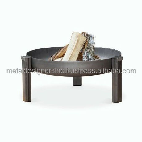 Metal wood burning rustic Fire pit