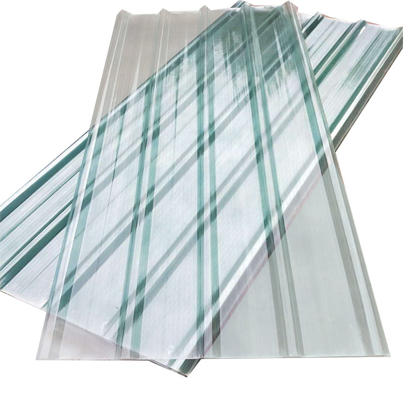 Sun Sheets Fireproof Plastic Glass Plastic Polycarbonate Corrugated Roofing Sheets for Greenhouse