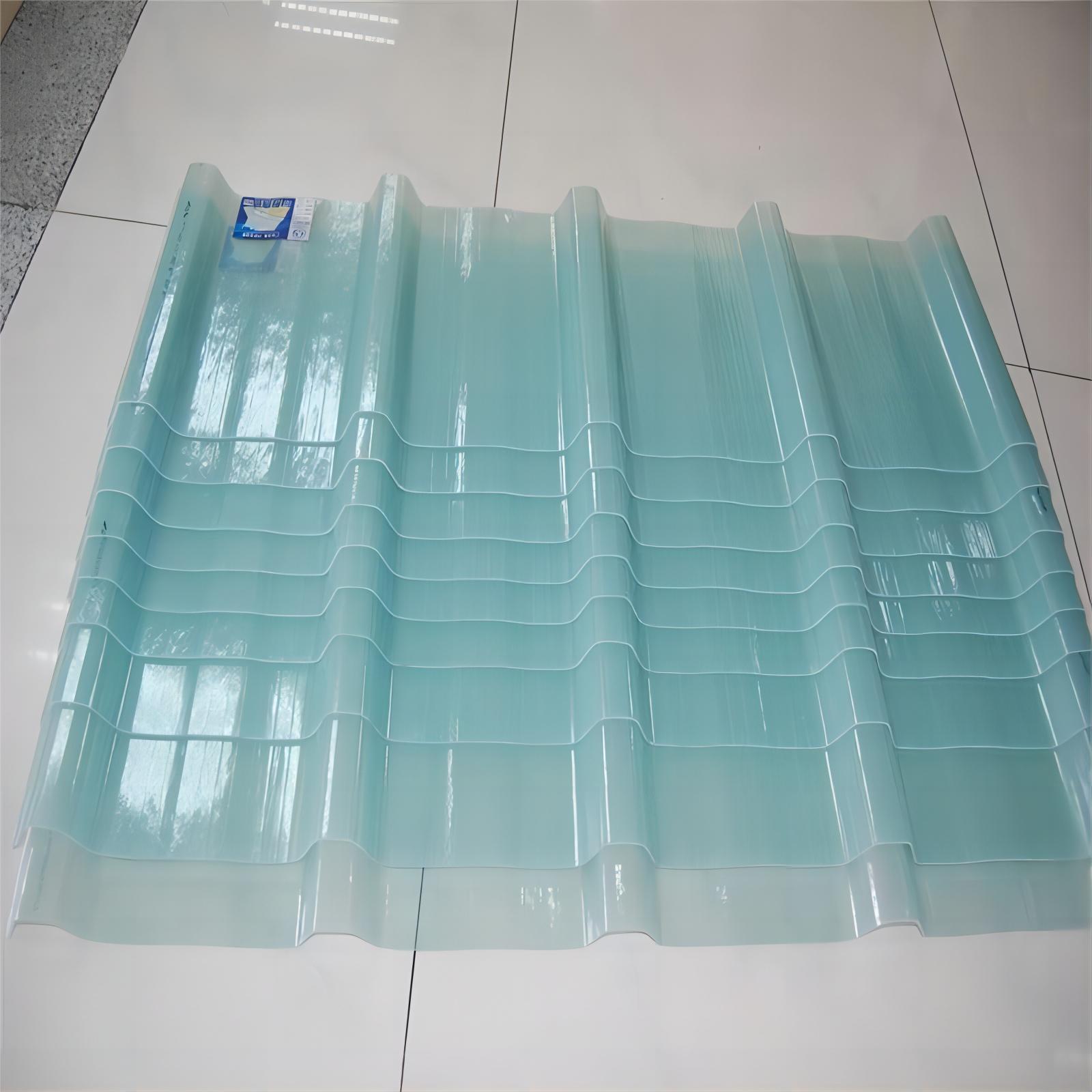 Sun Sheets Fireproof Plastic Glass Plastic Polycarbonate Corrugated Roofing Sheets for Greenhouse