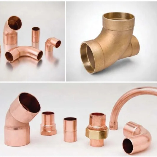 Brass PEX Fitting Copper Pipe/Straight Nipples Copper Pipes and Plumbing Fittings