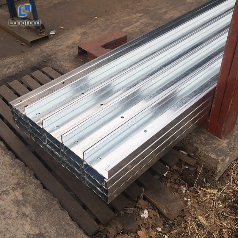 Light Weight Galvanized Steel C Purlin Steel Channel cold formed galvanized steel C channel profile C profile price Purlin