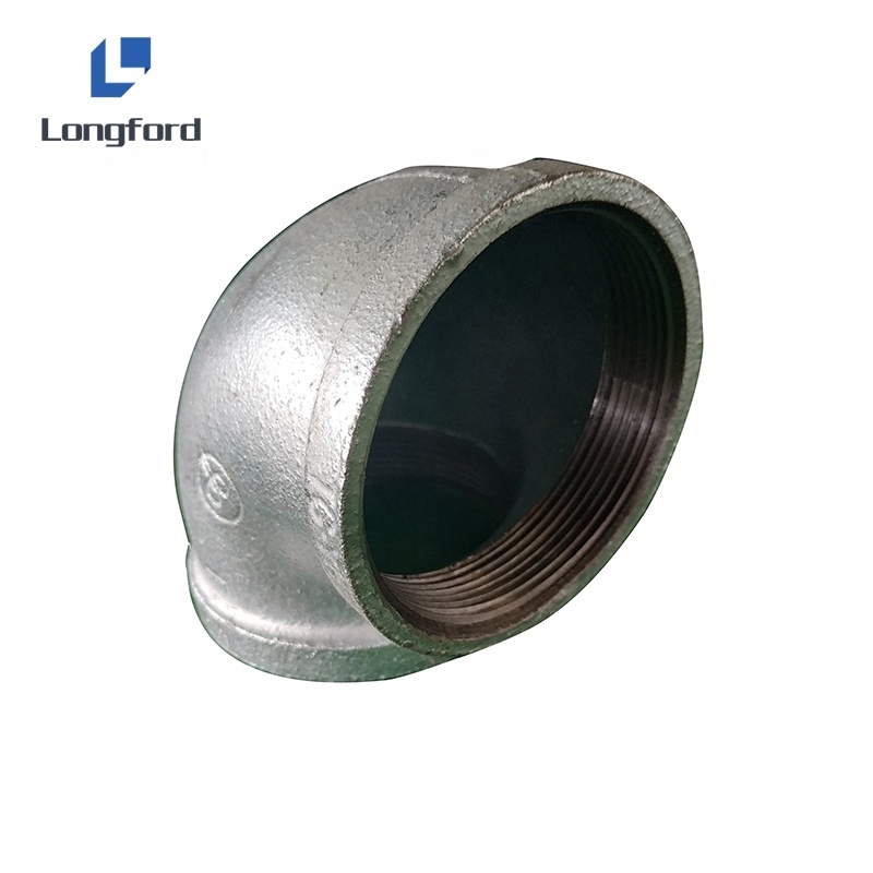 1 1/2 inch 45 90 degree carbon steel Butt welding elbow tee flange galvanized pipe fittings