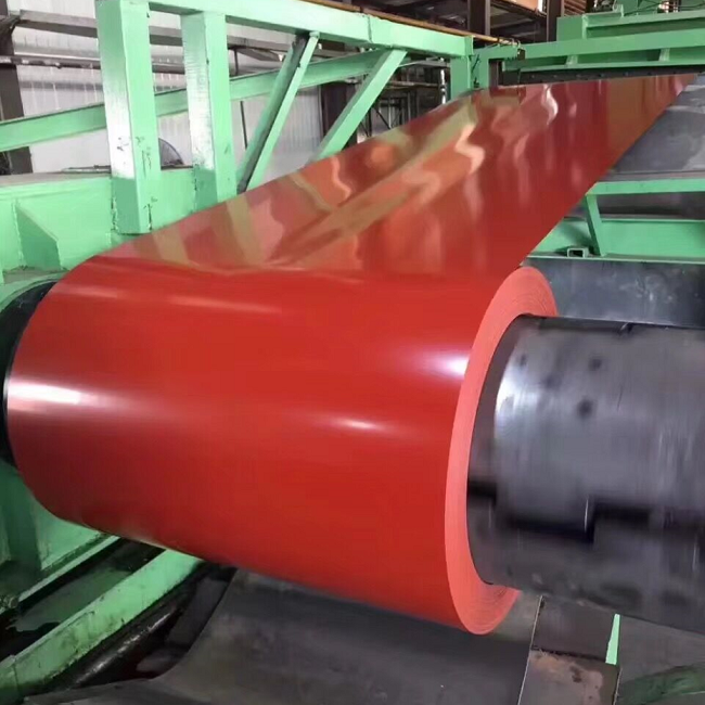 RAL Color Prepainted GI Steel Coil / PPGI/ Color Coated Galvalume Galvanized Steel Coil in low price