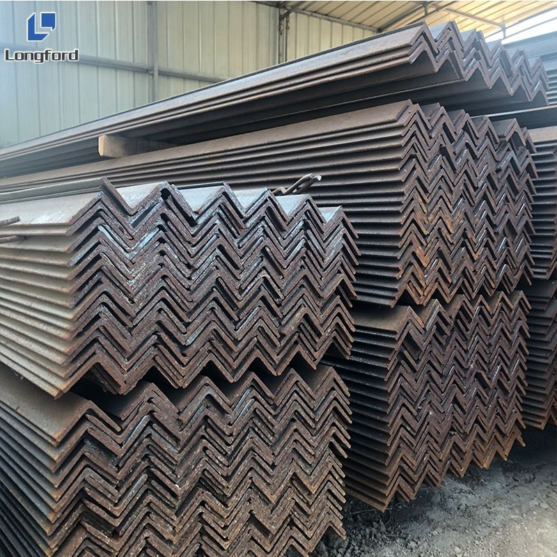 ASTM A36 A572 L section hot rolled equal steel Angles Punched unequal Angle steel Galvanized Slotted Angle Iron