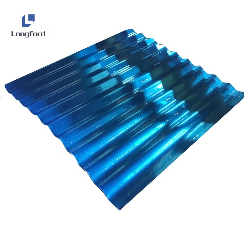 Corrugated powder coated sheet pure aluminum sheet roofing tile pre-lacquered aluminum roofing step tile roof sheet