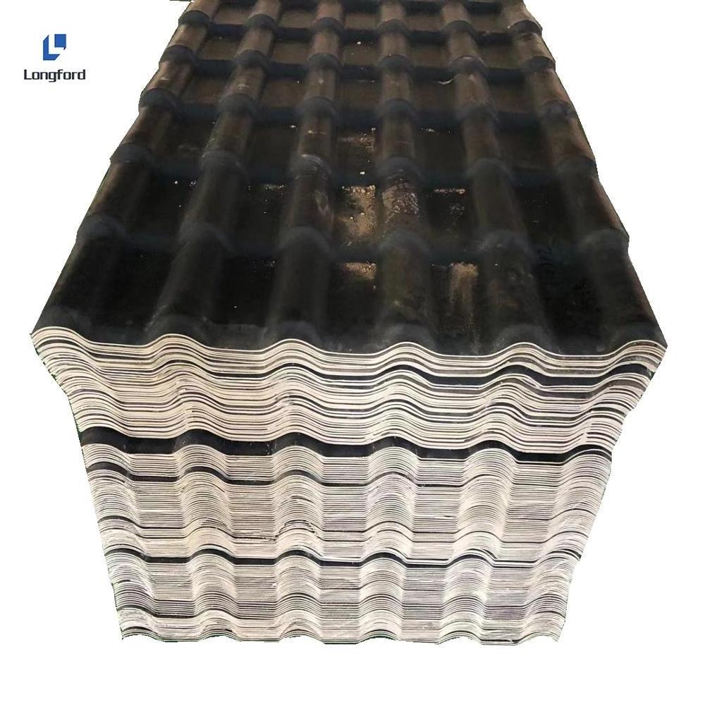 Roofing Sheets Plastic Solar Panel Roof Tiles Asa Synthetic Resin Light Weight Roof Bamboo Pvc Polyester Villa Traditional