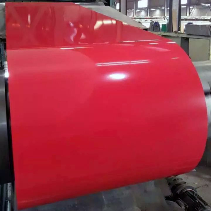 RAL Color Prepainted GI Steel Coil / PPGI/ Color Coated Galvalume Galvanized Steel Coil in low price