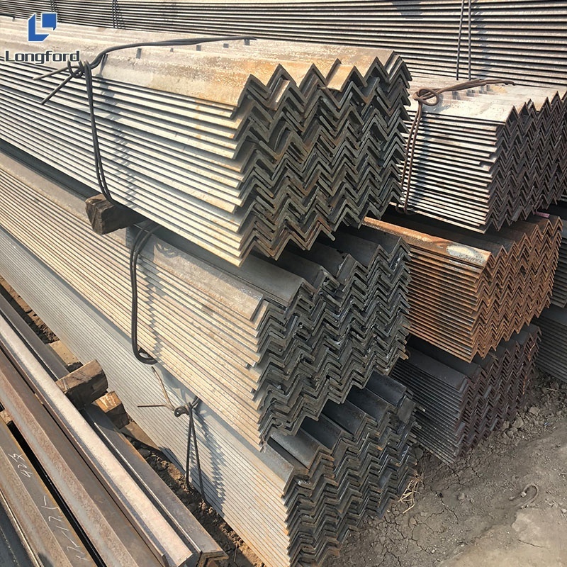 ASTM A36 A572 L section hot rolled equal steel Angles Punched unequal Angle steel Galvanized Slotted Angle Iron