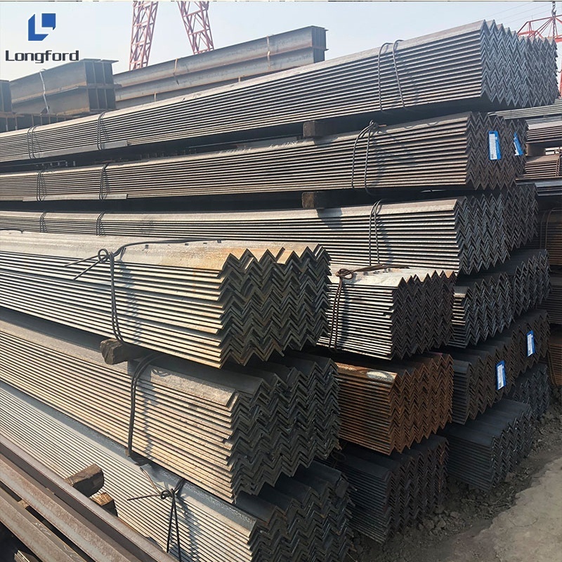 ASTM A36 A572 L section hot rolled equal steel Angles Punched unequal Angle steel Galvanized Slotted Angle Iron