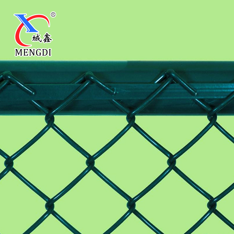 Customized High Quality Chainlink Fence Green Coated Wire Mesh Fence Chain Link Fence For Basketball Court