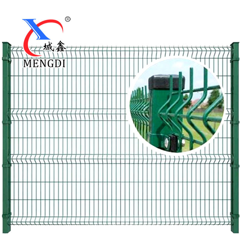 Commercial Galvanized Steel 3D Curved Welded Wire Mesh Fence Playground Fence Panel