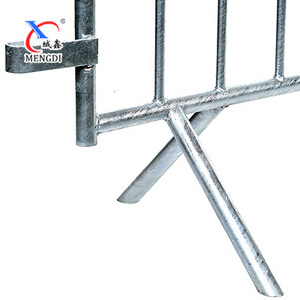 Hot Dipped Galvanized Removable Road Safety Barrier Crowd Control Barriers Fence