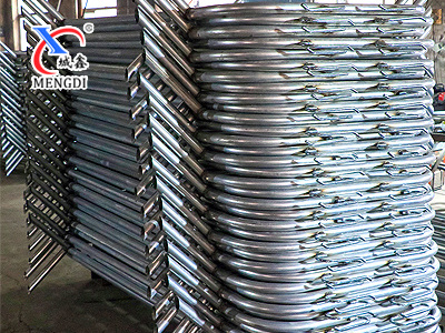 Hot Dipped Galvanized Removable Road Safety Barrier Crowd Control Barriers Fence