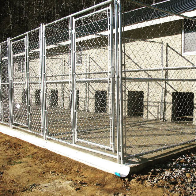 Factory Cheap Price Outdoor Dog Pen Chain Link Fence House Large Dog Cage Kennels