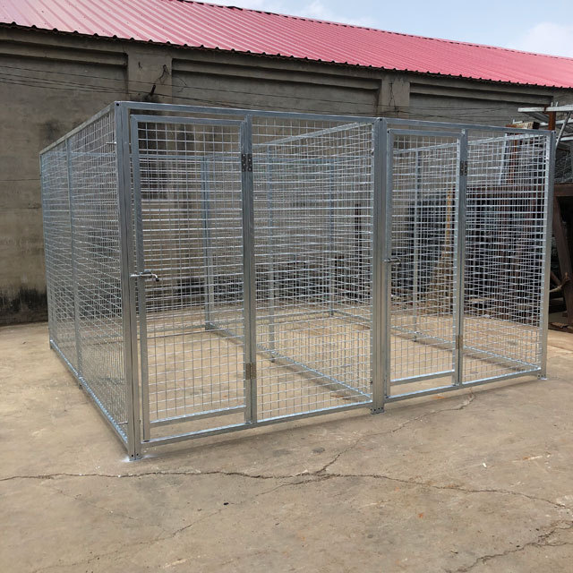 Heavy Duty Modular 6x10 Outside Hot Dip Galvanized Steel Large Outdoor House Dog Cage For Sale