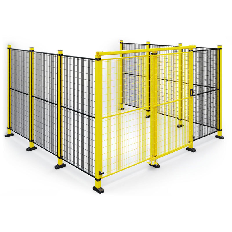 Best Selling Machine Safety Fence High Quality Steel Metal Modular Machine Guard Fence