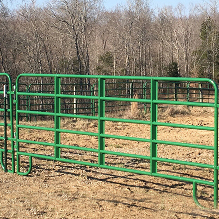 Galvanized 12ft Heavy Duty Used Metal Horse Fence Panels/Round Pen Panels Livestock Cattle Panels/Horse Corral Panels