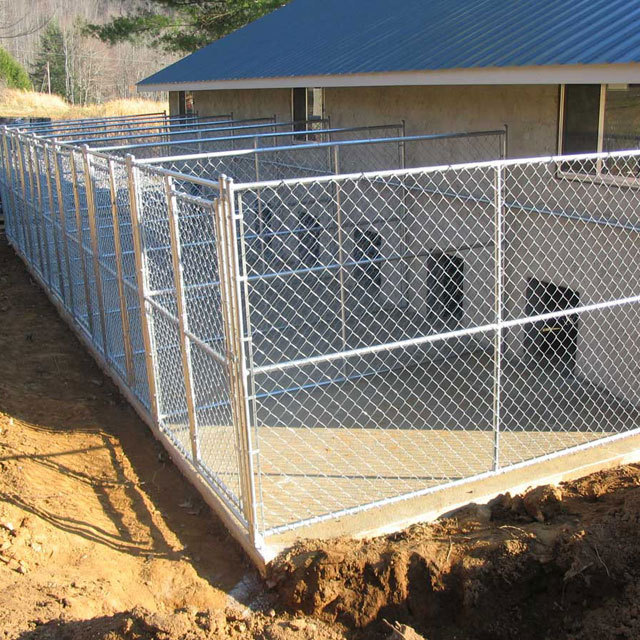 Factory Cheap Price Outdoor Dog Pen Chain Link Fence House Large Dog Cage Kennels