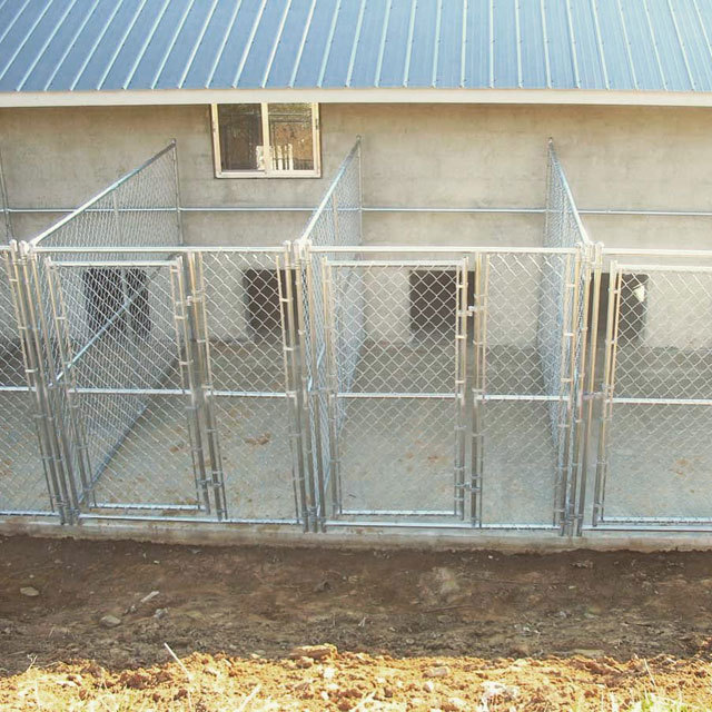 Factory Cheap Price Outdoor Dog Pen Chain Link Fence House Large Dog Cage Kennels