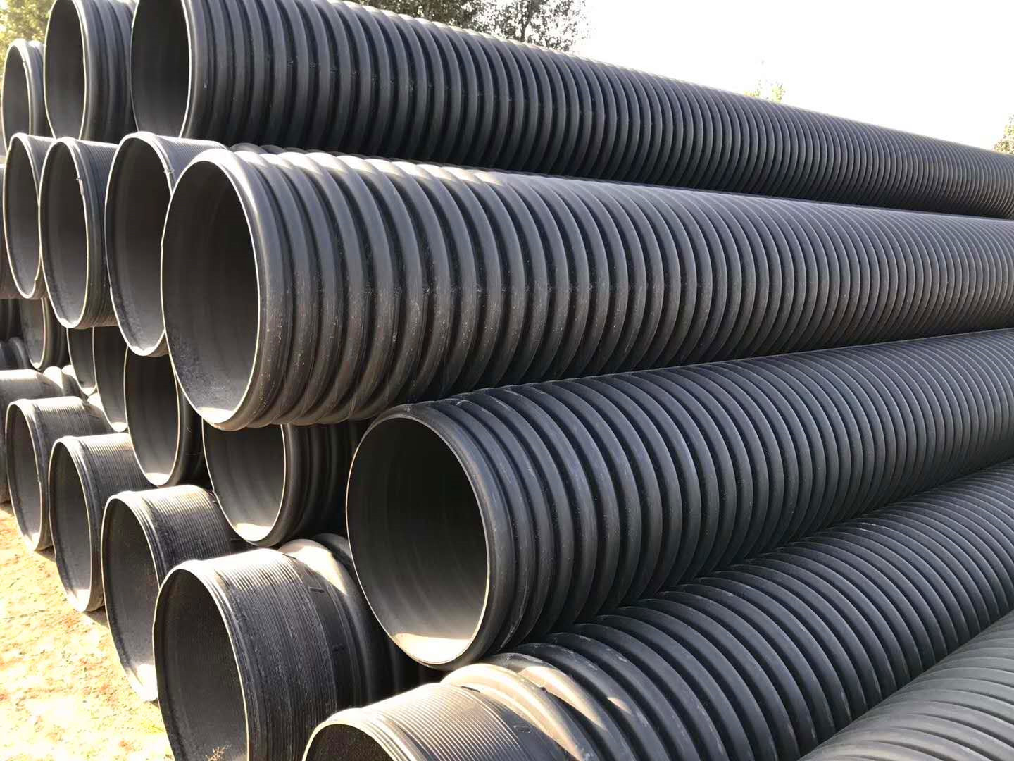 SN8/SN10 2000mm HDPE Corrugated Pipe culvert