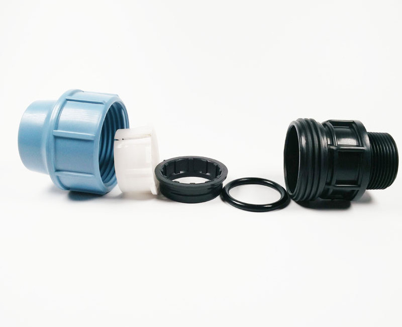 PN16 PP Compression Fitting For HDPE Pipe