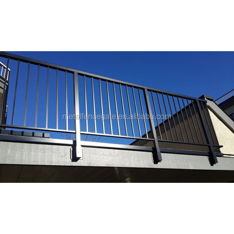 Modern design galvanized steel pipe balcony railing for deck