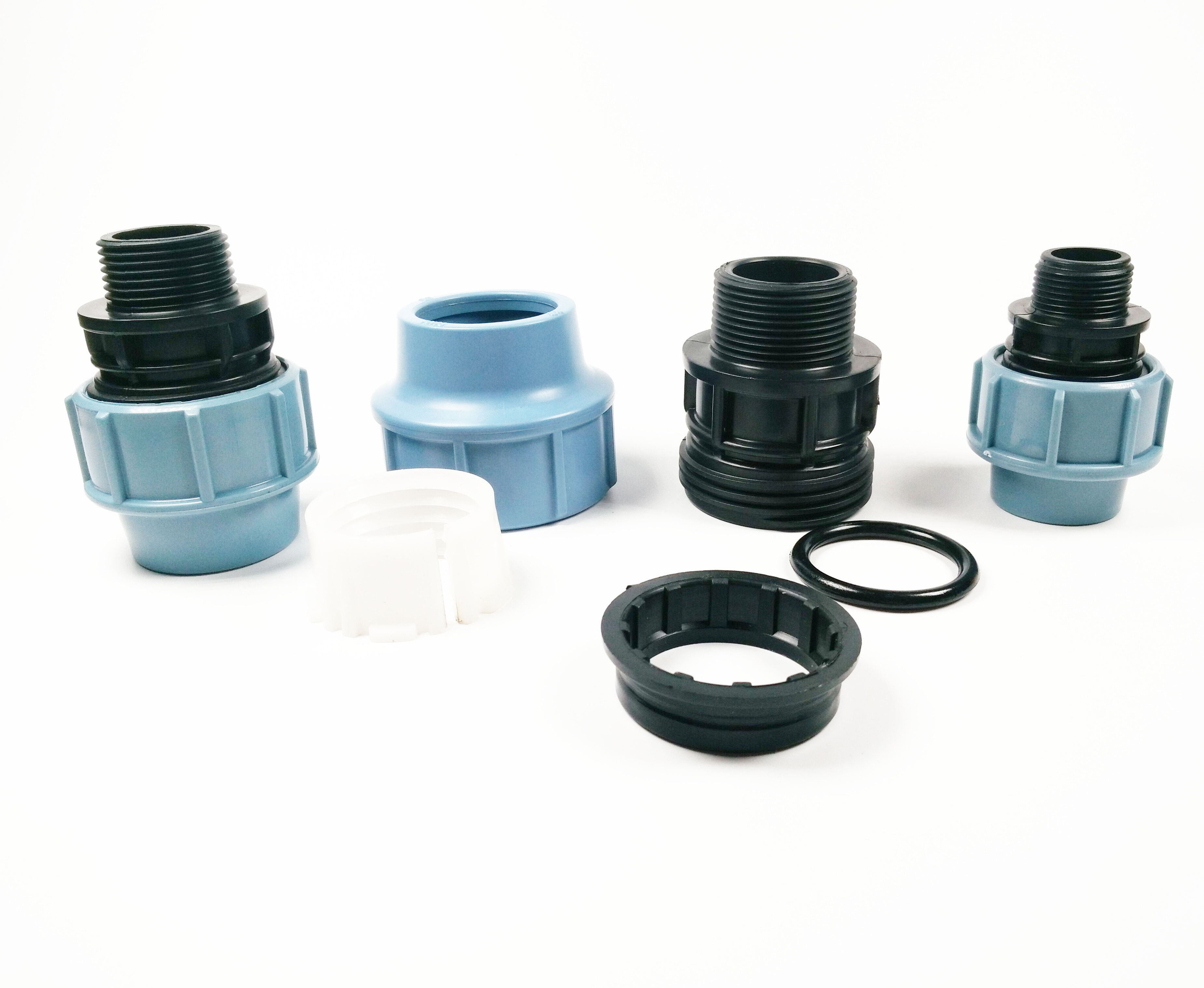 PN16 PP Compression Fitting For HDPE Pipe