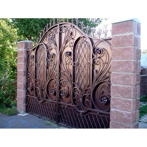 Discount best selling products 2017 beautiful gate pillar design