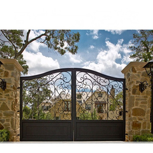 Simple wrought iron gate design