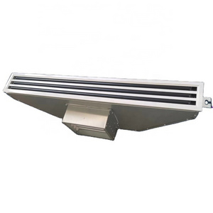 HVAC Air condition duct vent aluminum alloy linear slot diffuser air bar grilles with plenum box