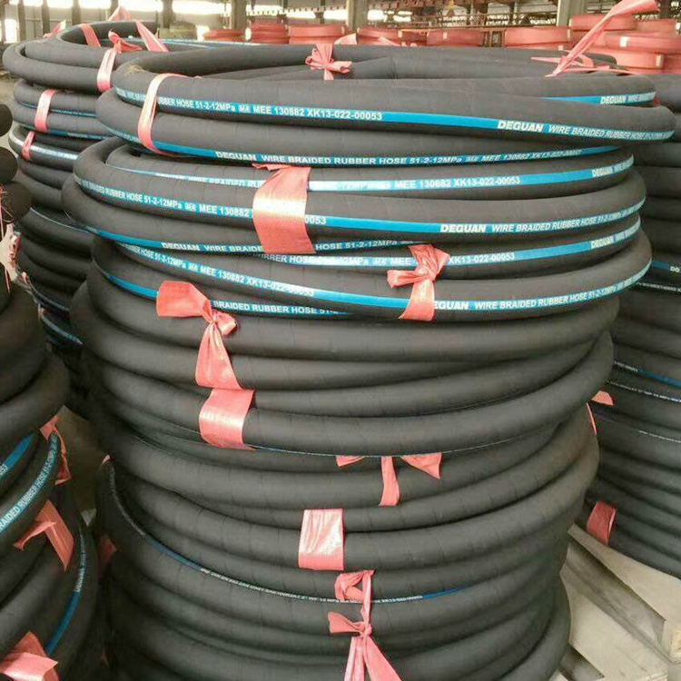 SAE and EN Standards cheap hydraulic high pressure rubber hose with Assembly male/female fittings