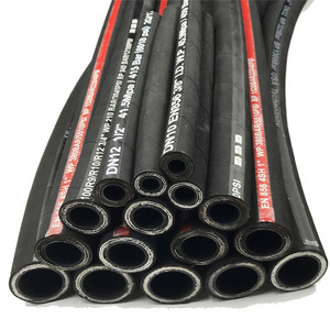 SAE and EN Standards cheap hydraulic high pressure rubber hose with Assembly male/female fittings